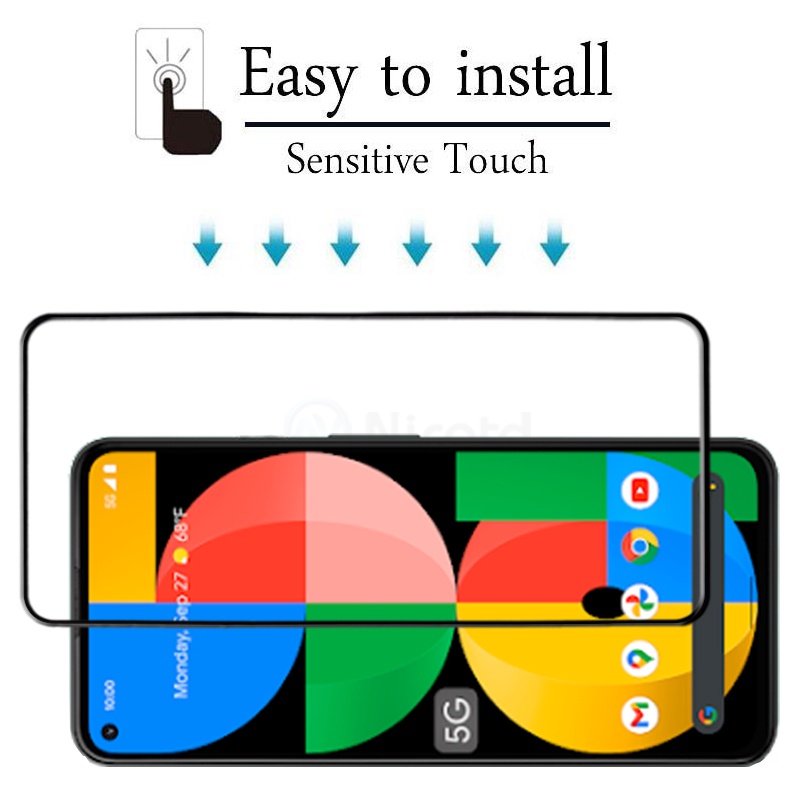 Kính Cường Lực Toàn Màn Hình Cho Google Pixel 5a 5G, 5, 4a 4G, 4a 5G