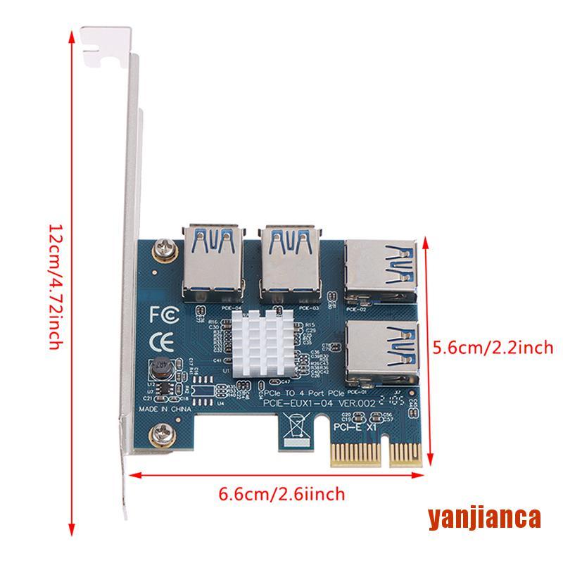 Bảng Mạch Pci-E 1 / 4 Pci-Express Slot 1x Sang 16x Usb 3.0 Chuyên Dụng Cho Xe Hơi | BigBuy360 - bigbuy360.vn