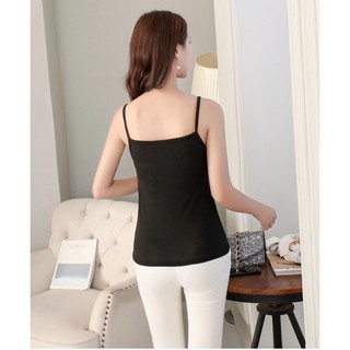 {EVACICI}  Áo thun 2 dây vintage hàn quốc