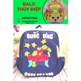 BALO-Túi Sach-Cặp Sách thêu tên cho bé đi học cấp 1