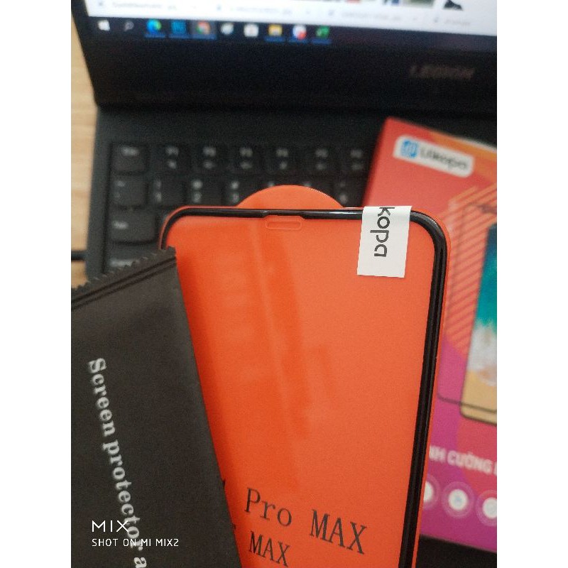 Kính Cường Lực Vikopa Viền cao su Chống mẻ Siêu bền Dành cho 7plus 8plus X XR XSMAX 11 PRO MAX 12 PRO MAX