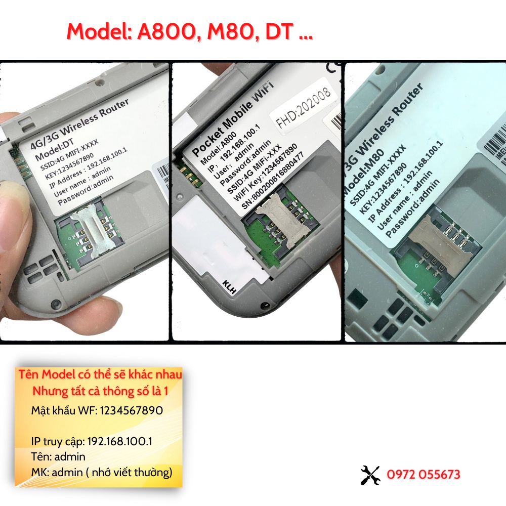 Free ship COMBO sim mạng và bộ phát wifi, cục phát wifi 3G 4G từ sim tốc độ cao cho xe ô tô, laptop