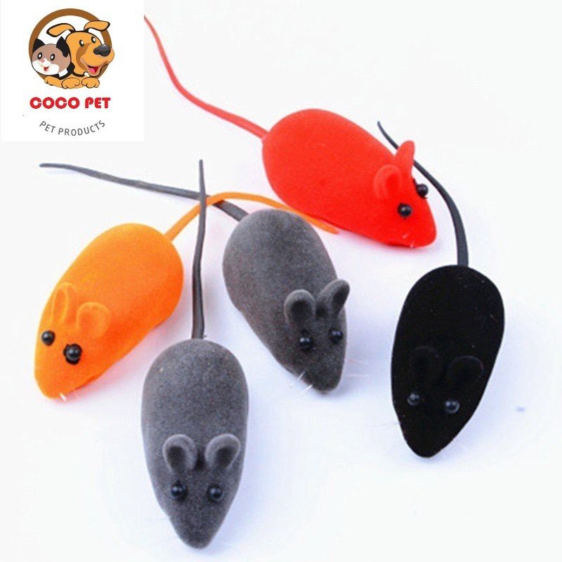 Đồ Chơi Chuột Nhung, Chuột Chút Chít Dành Cho Thú Cưng Nhiều Màu Sắc