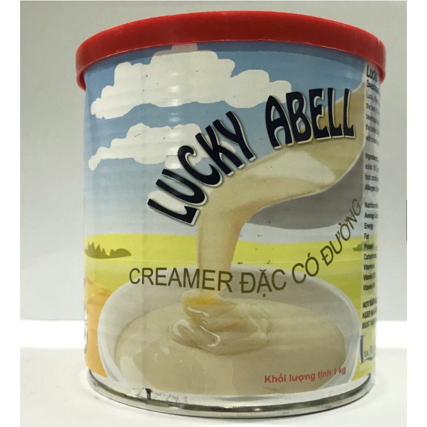 [COMBO 3 LON] Sữa đặc có đường Lucky ABell 1kg - Mã 8886409516289