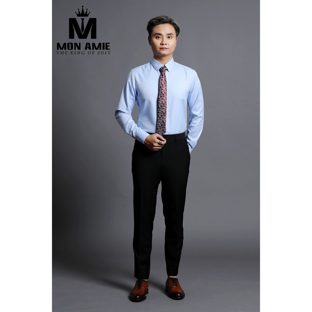 Áo Sơ Mi Nam Mon Amie Công Sở Thời Trang Loại Trơn | BigBuy360 - bigbuy360.vn