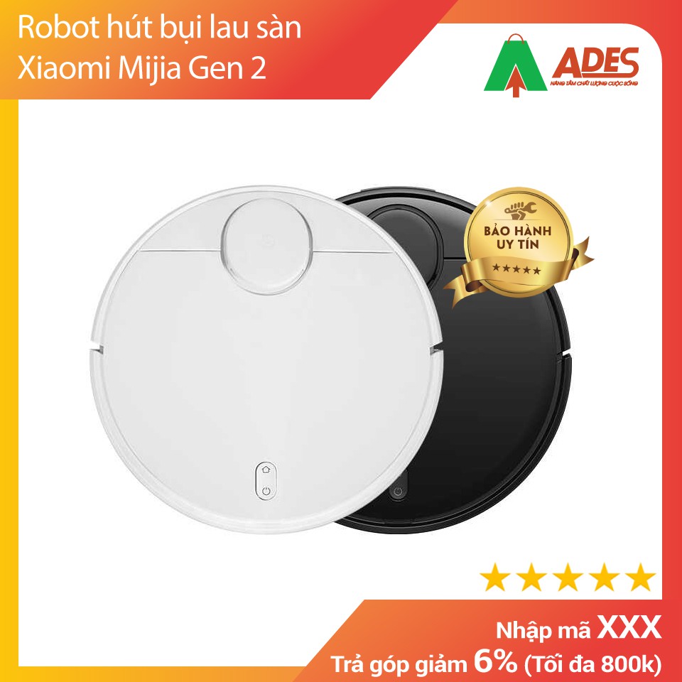 Robot hút bụi lau sàn Xiaomi Mijia Gen 2 (Vacuum Mop P) | BẢO HÀNH CHÍNH HÃNG | GIÁ RẺ BẤT NGỜ