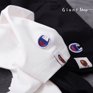 Áo thun Champion x Bape
