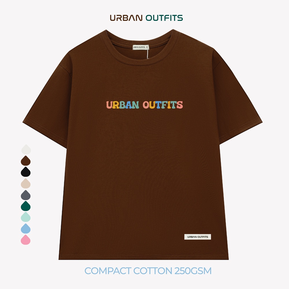 Áo Thun Tay Lỡ Form Rộng URBAN OUTFITS ATO171 Local Brand In Mặt Cười ver 2.0 Chất Vải 95% Compact Cotton 250GSM Dầy