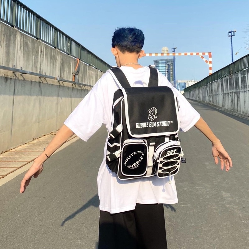 Balo Bubble Gum Studio Thời Trang Nam Nữ Backpack 2810 Shop Balo Đi Học Đi Chơi Ulzzang Unisex