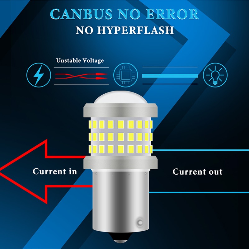 1 Đèn Phanh Xe Hơi 1156 BA15S P21W 1157 P21 / 5W BAY15D BAU15S PY21W W21 / 5W 7440 W21W 2016 69SMD