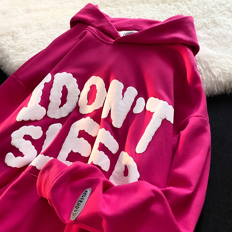 Áo Hoodie In Chữ Thời Trang Năng Động Cho Nữ