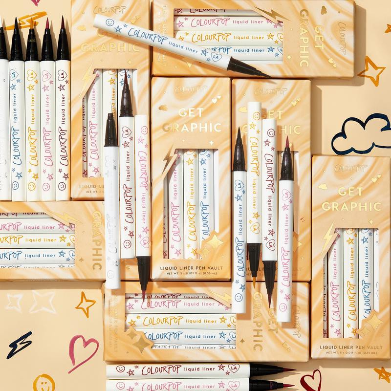 Set kẻ mắt nước Colourpop Get Graphic 5 cây