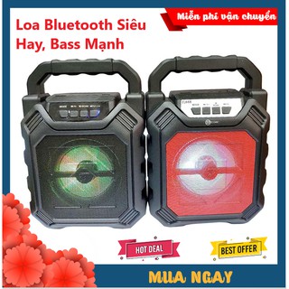 Loa bluetooth nghe nhạc d668 siêu hay, có led đổi màu siêu đẹp