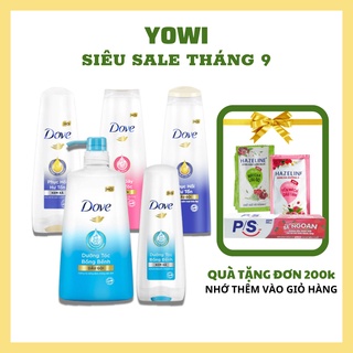 Dầu gội xả dove phục hồi hư tổn/ ngăn rụng tóc/ dưỡng tóc bồng bềnh dưỡng ẩm giúp tóc mềm mượt 140g 640g