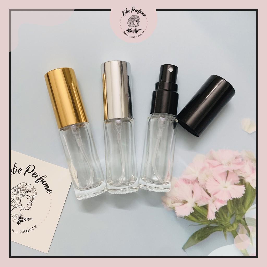 [HCM] Chai Chiết Nước Hoa Thủy Tinh 5ML Tròn