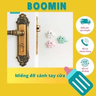 3 Miếng dán chống đập tay cửa miếng dán BOOMIN giúp chặn cửa không bị va đập
