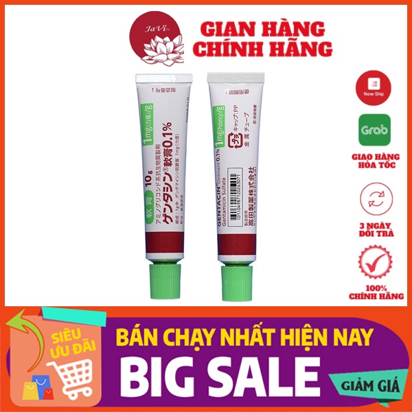 Kem sẹo bôi mụn Gentacin Nhật Bản 10g