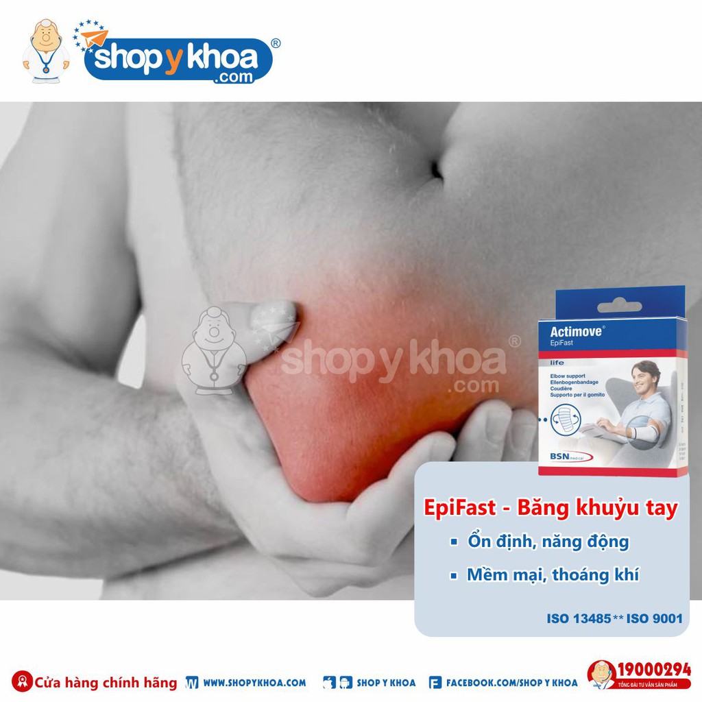Băng khuỷu tay chấn thương và thể thao Actimove EpiFast