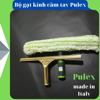 Bộ cây lau kính cầm tay cao cấp 35cm Pulex chuyên vệ sinh gương kính, sàn, bàn,và tường đá