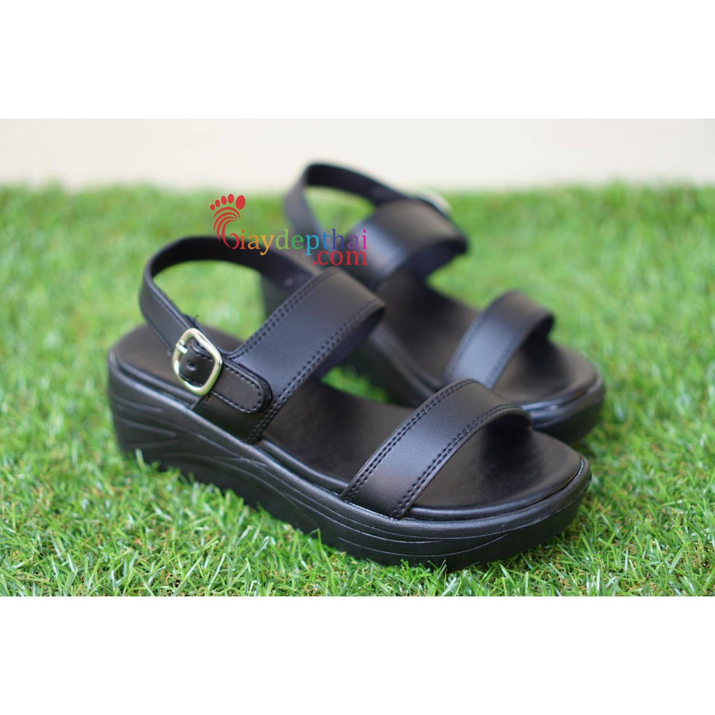 Giày Sandal nữ đế xuồng cao 5p Thái Lan mossono YW570