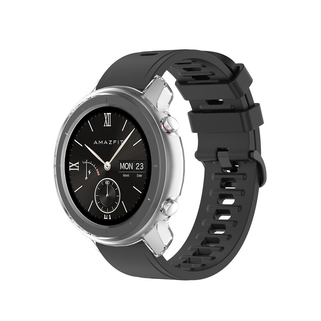 XIAOMI AMAZFIT Vỏ Bọc Tpu Trong Suốt Siêu Mỏng Bảo Vệ Cho Đồng Hồ Thông Minh Xiaomi Huami Amazfit Gtr 42mm 47mm