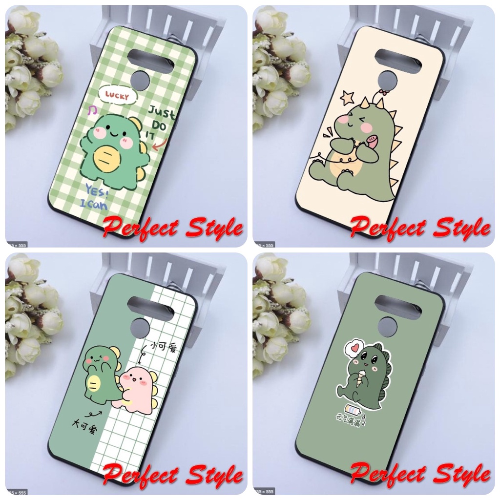 Ốp lưng dẻo TPU LG G6 G7 G8 3 camera V30 V40 V50 V60 G8X V50S Velvet V20 in hình khủng long