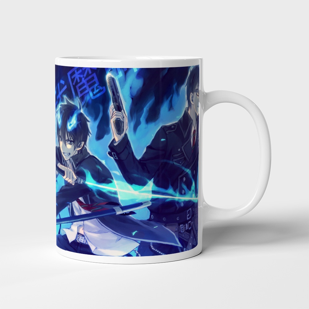 Cốc uống nước Anime, ly in hình BLUE EXORCIST - Mẫu 1. Nhận in theo yêu cầu
