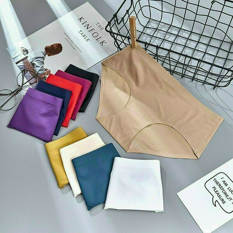 Quần Lót Su Đúc Thun Lạnh Nữ Lưng Cạp Thấp Không Viền Cao Cấp NO1028
