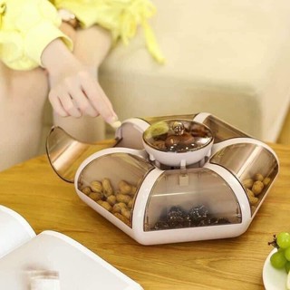 Khay Mứt, Khay Đựng Bánh Kẹo 6 Cánh