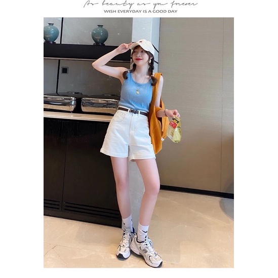 Áo croptop nữ sát nách nhiều màu ba lỗ thun không tay ôm body tank top vải cotton co giãn tốt hàng Quảng Châu Loại 1