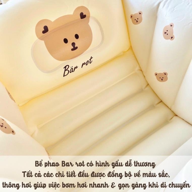 Chậu tắm kiêm bể bơi Bar-rot thư giãn cho bé