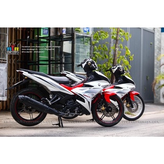 Dàn áo Exciter 150 trắng đỏ đời xe 2019