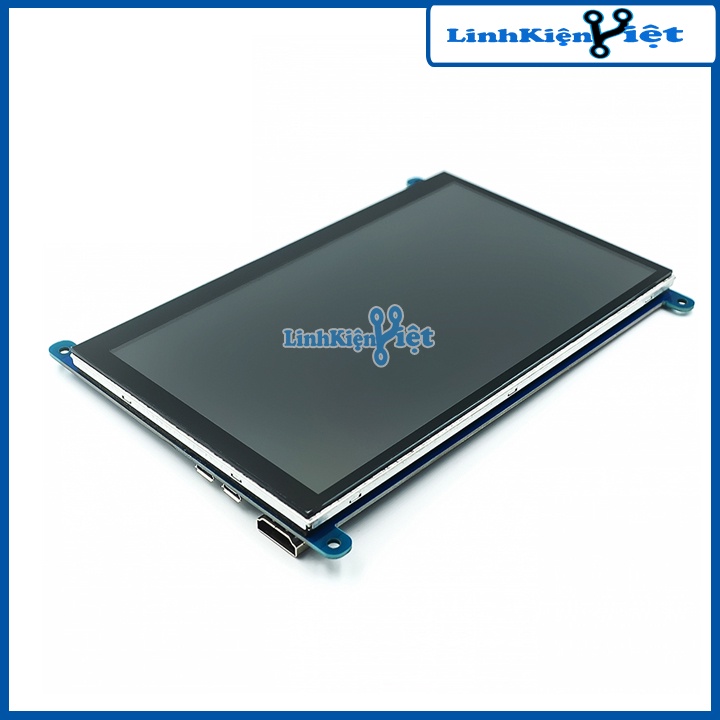 Màn Hình Raspberry 7Inch HD 1024x600 Cảm Ứng Điện Dung -Tặng Đĩa, Cáp HDMI, Cáp USB