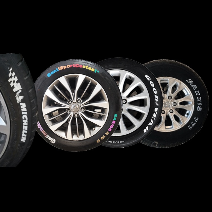 Set 3 Bút Vẽ Trang Trí Lốp Xe Ô Tô