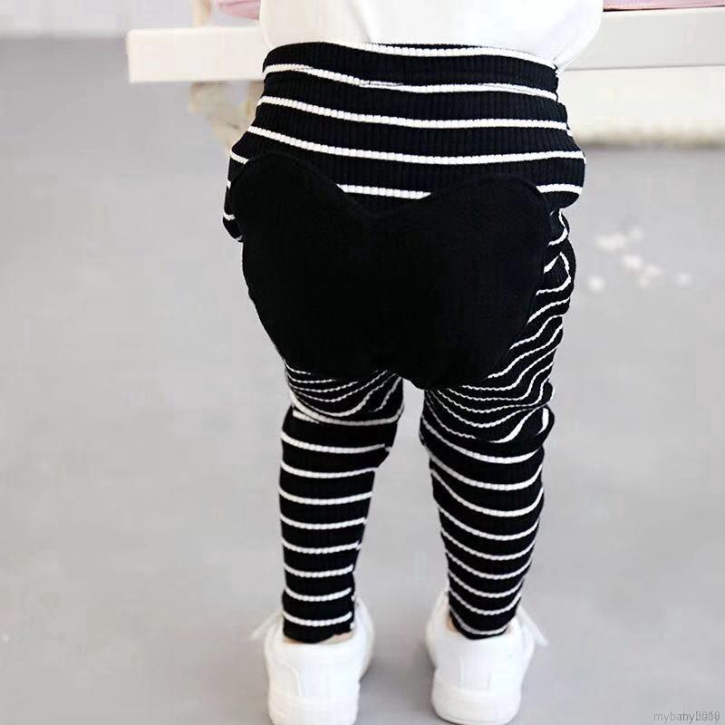 Quần Legging Co Dãn Với Họa Tiết In Hình Trái Tim Dùng Cho Bé Gái