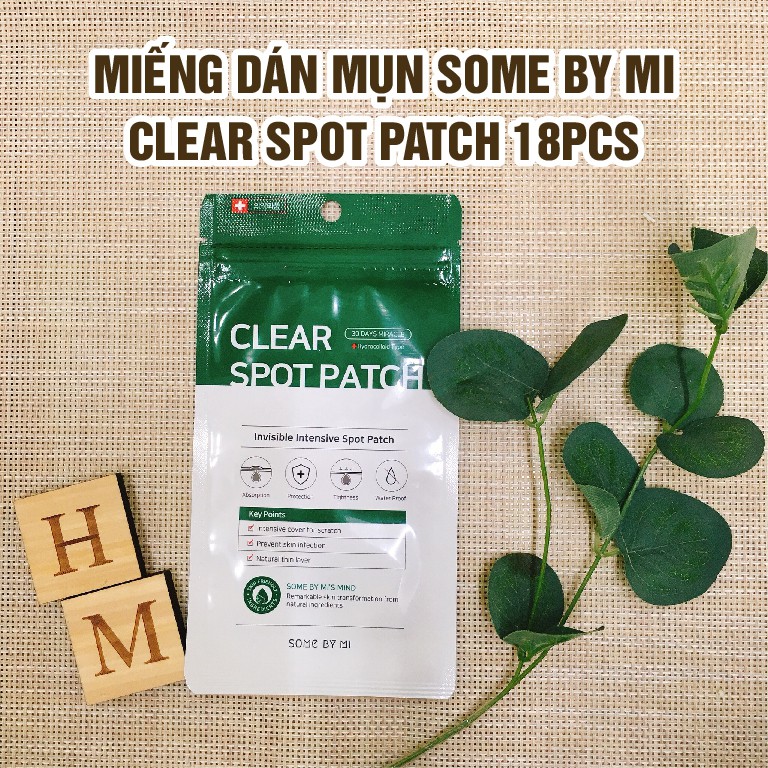 Miếng Dán Giảm Mụn SOME BY MI CLEAR SPOT PATH Clear Spot Patch (SET 18 MIẾNG )