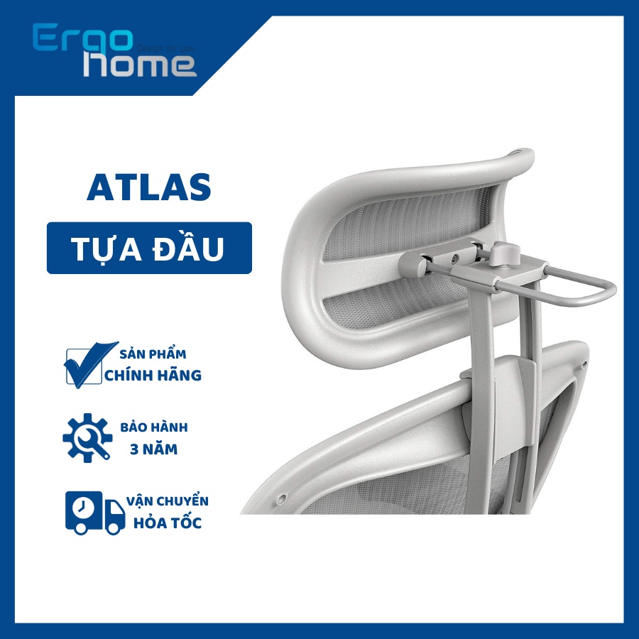 Tựa đầu ATLAS ghế Herman Miller Aeron 2 chính hãng, Tựa đầu ghế văn phòng, ghế làm việc cao cấp - ERGOHOME