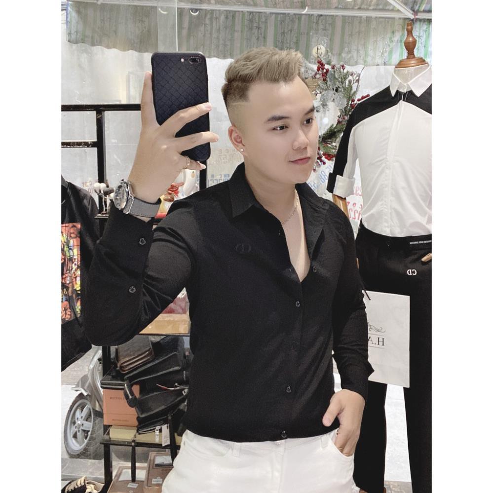 Áo sơ mi nam dài tay chất đũi siêu mát 3 màu dáng hàn quốc linen xước MS-02 | BigBuy360 - bigbuy360.vn