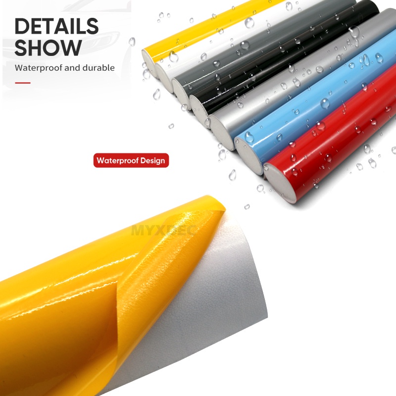 Cuộn Phim Dán Trang Trí Nội Thất Xe Hơi / Mô Tô Màu Đen Nhám Kích Thước 10 / 30x100cm DIY