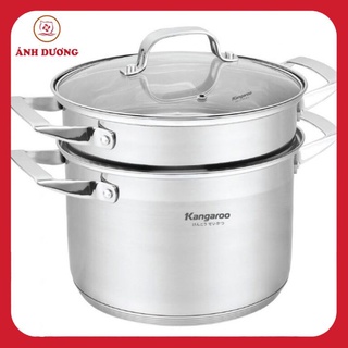 Nồi hấp inox 5 lớp 28cm kangaroo kg32is