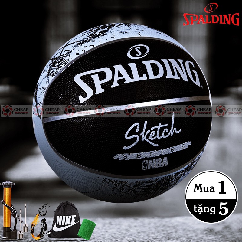 Quả Bóng Rổ Đường Phố SPALDING SKETCH Size 7 Phù Hợp Sân Chơi Outdoor