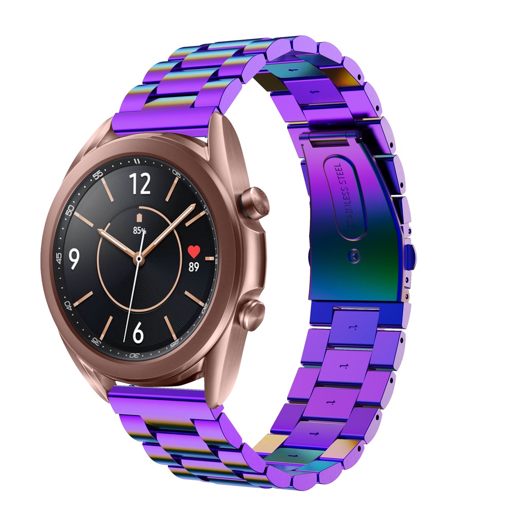 Dây Đeo Đồng Hồ Thay Thế Bằng Inox 22mm 20mm Cho Đồng Hồ Thông Minh Samsung Galaxy Watch 3 45mm 41mm