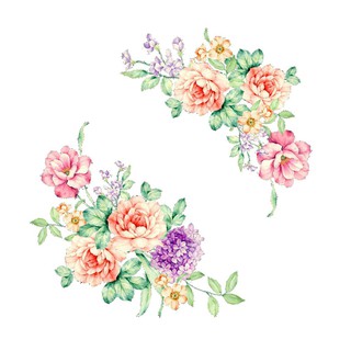 Decal Dán Tường Hình Hoa Mẫu Đơn