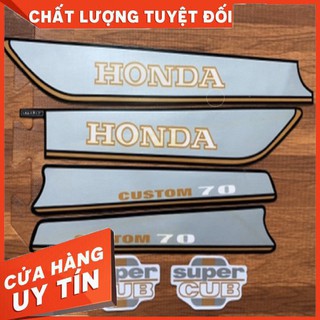 [MỚI VỀ ]Tem xe cub, 81, 86, 82, 89, 82, 93  các loại 50,70,cc (tem 3 lớp)