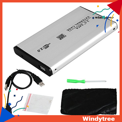 Hộp Đựng Ổ Cứng Ngoài Usb 2.0 Sata Di Động Cho Notebook Laptop