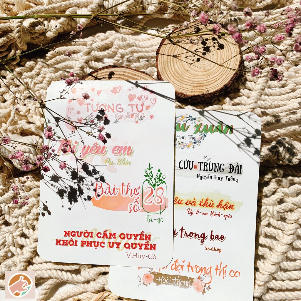 Sticker tựa bài ngữ văn lớp 11
