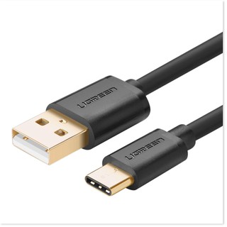 Cáp usb 2.0 type a to usb 3.1 type-c ugreen us141 30159 - đen - hàng chính hãng