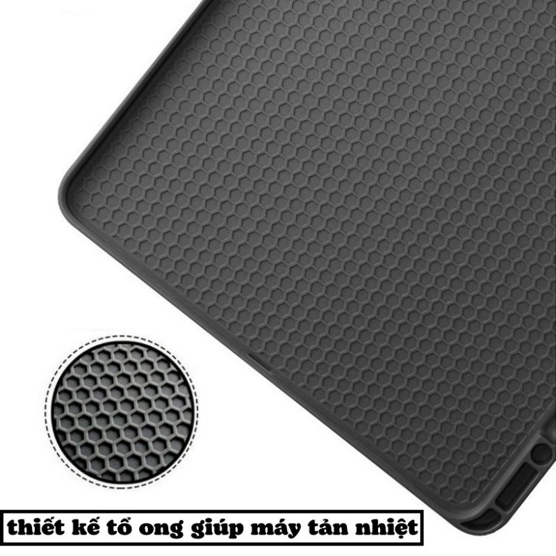 Bao da nắp gập Mututal cho ipad 12.9 2020 /12.9 2021 lưng tản nhiệt