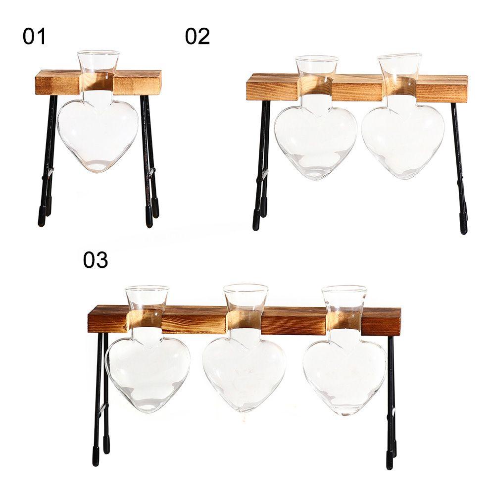 Chậu Cây Thủy Canh Khung Gỗ Sáng Tạo Trang Trí Nhà Cửa