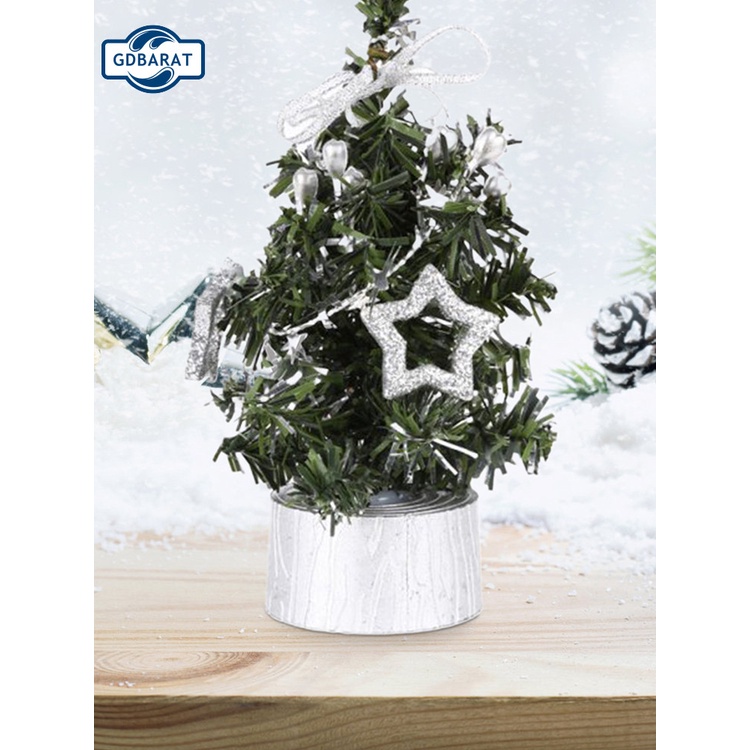 Cây thông Noel mini để bàn trang trí Giáng Sinh